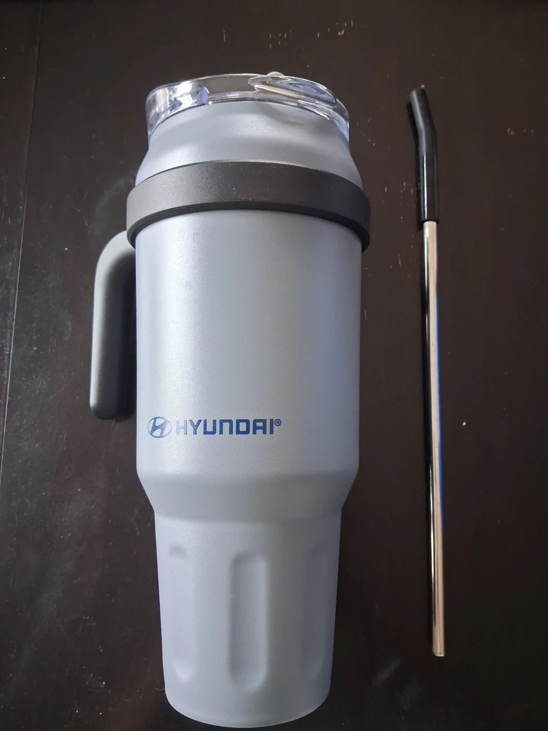 Hyundai Insulated Travel Tumbler with Straw - photo 2