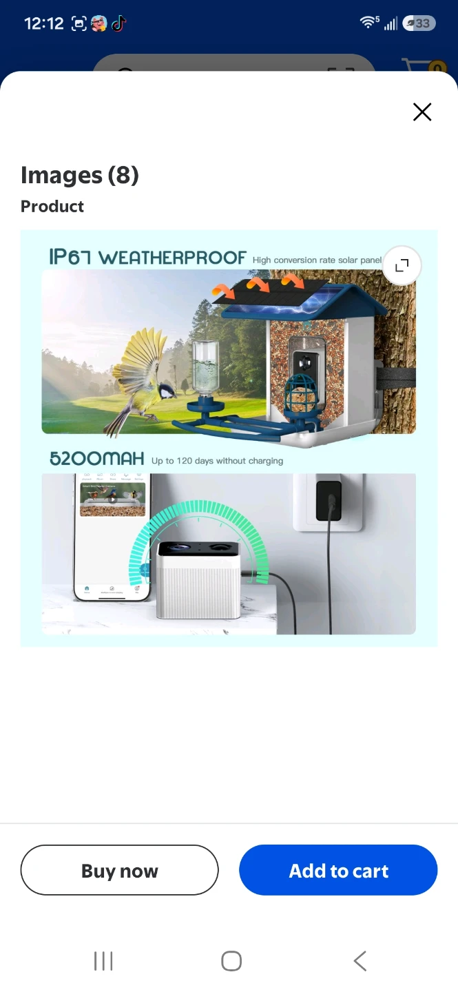 BROAIMX FHD Smart Bird Feeder Camera - photo 2