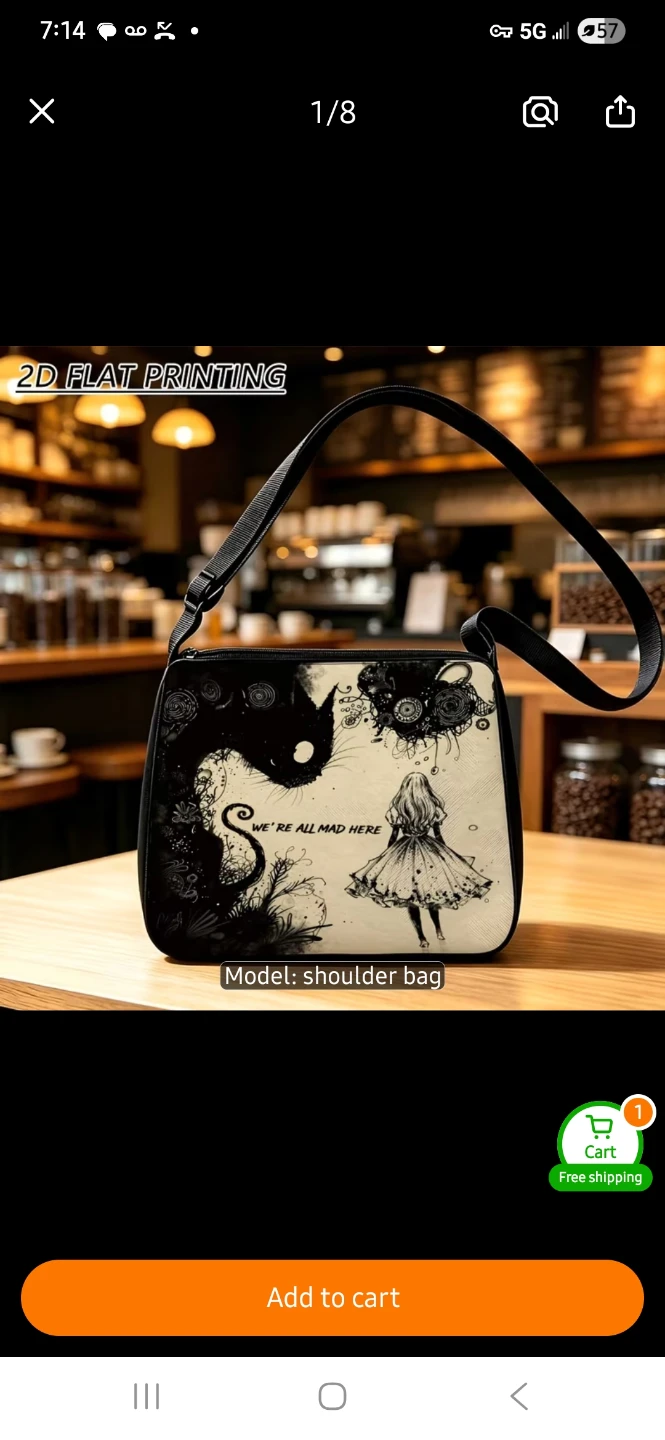 NEW Alice in Wonderland Shoulder Bag ✨️ - photo 2