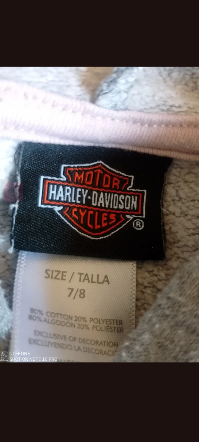 Harley-Davidson Girls Hoodie Size 7/8 - photo 4