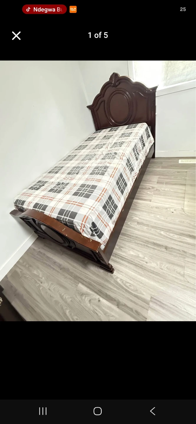 Single Bed With Mattress - photo 2