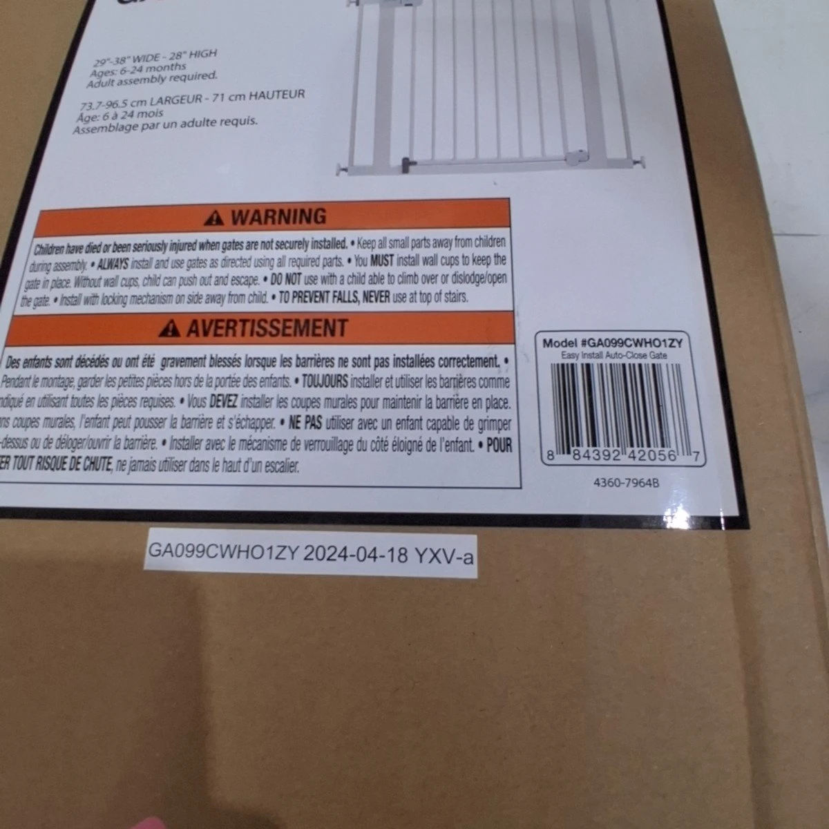 Safety 1st Easy Install Auto-Close Gate - photo 4