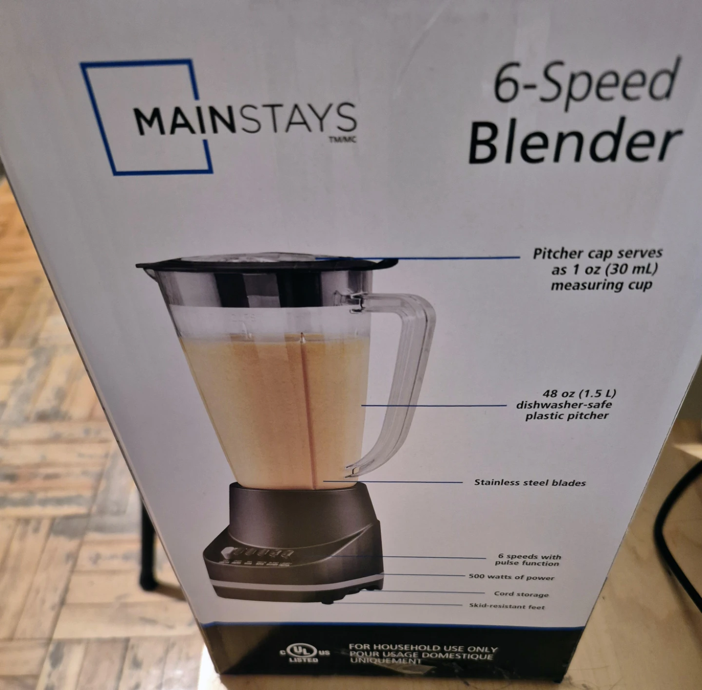 Mainstays 6-Speed Blender - photo 2