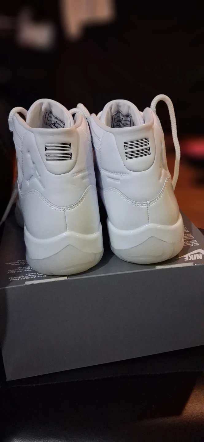 Air Jordan 11 CDG SP Triple White Shoes Size 10 - photo 4