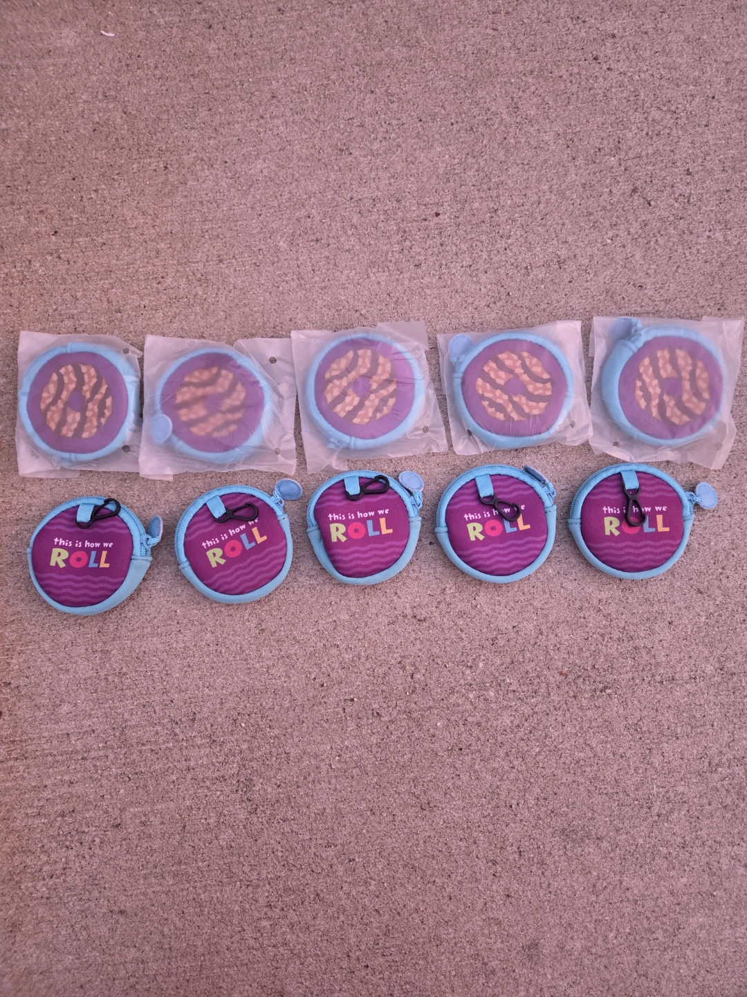 Set of 10 Girl Scouts Cookie Zipper Pouches