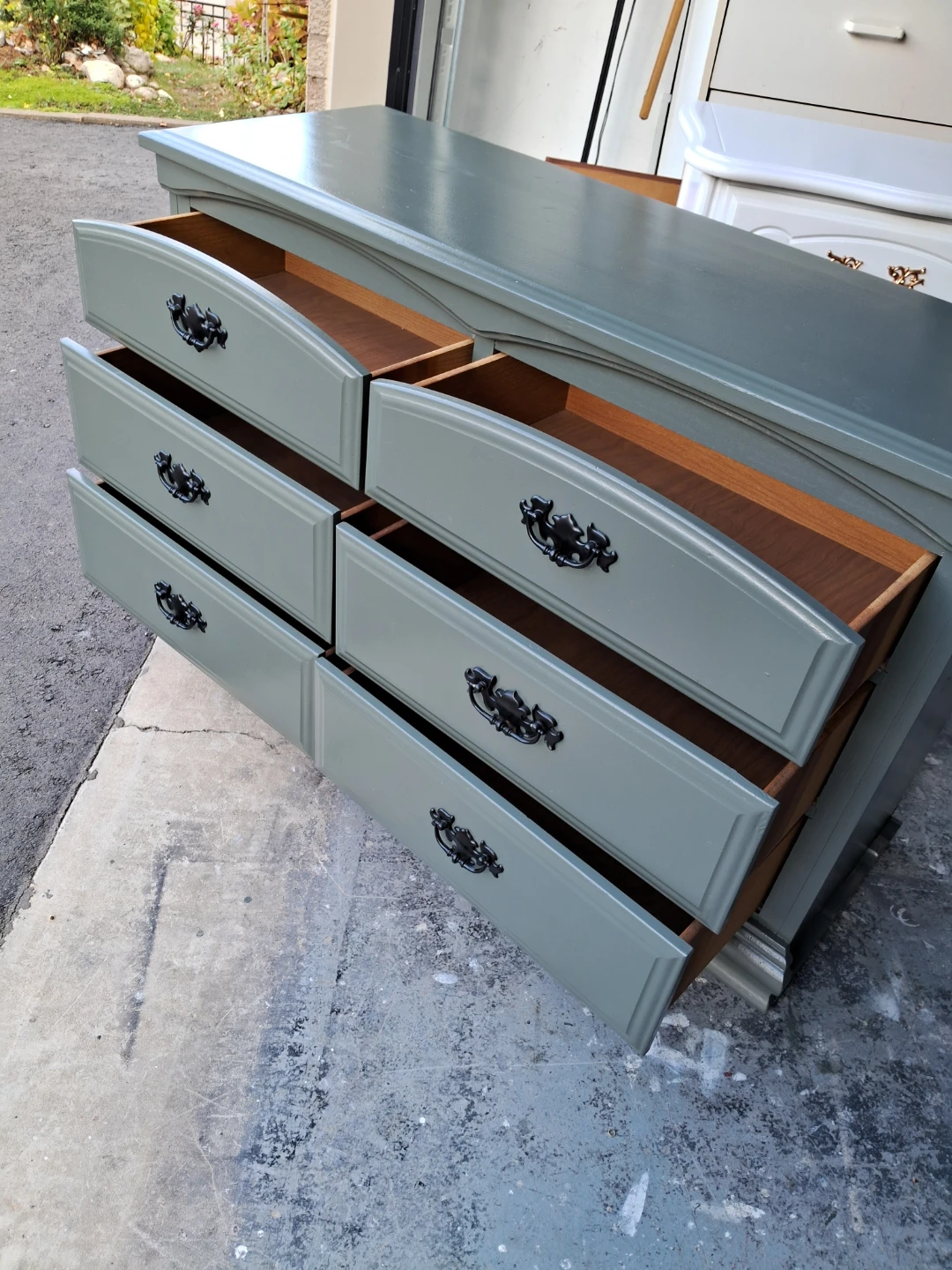 Refinished Six-Drawer Dresser - photo 4