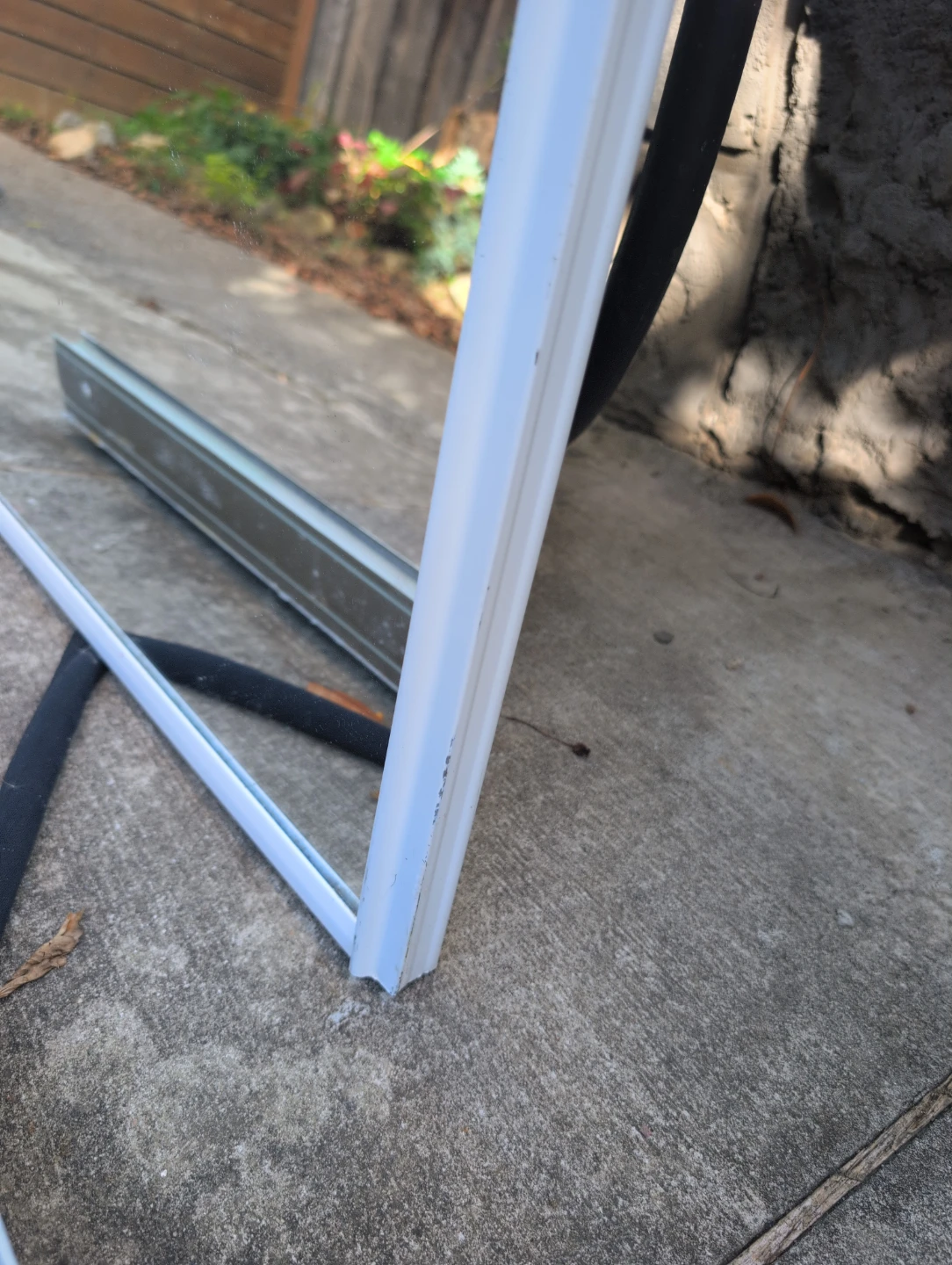 Pax closet Mirrored sliding closet doors, 2 panels with tracks - photo 3