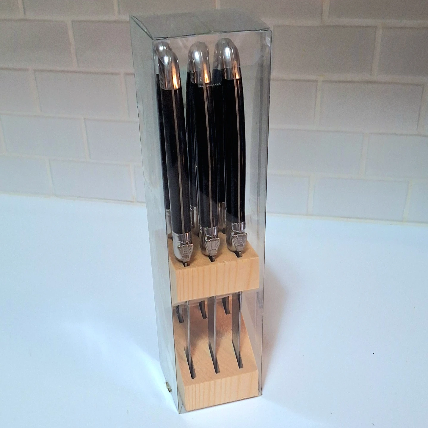 Knife Block set - NEW steak knives - photo 3