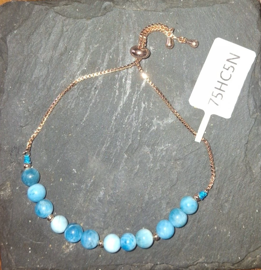 Charmed Aroma Blue Bead Bracelet