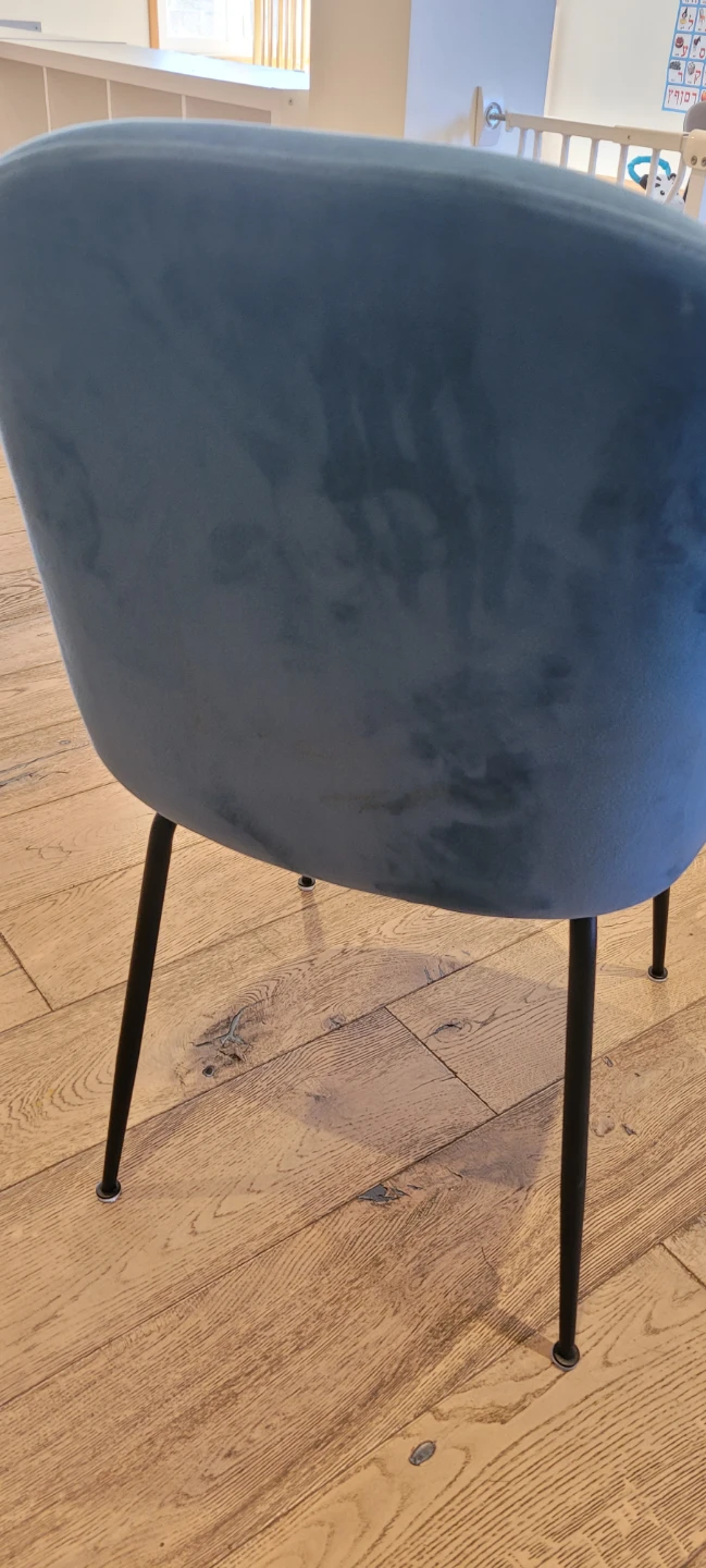 Blue Velvet Dining Chair - photo 2