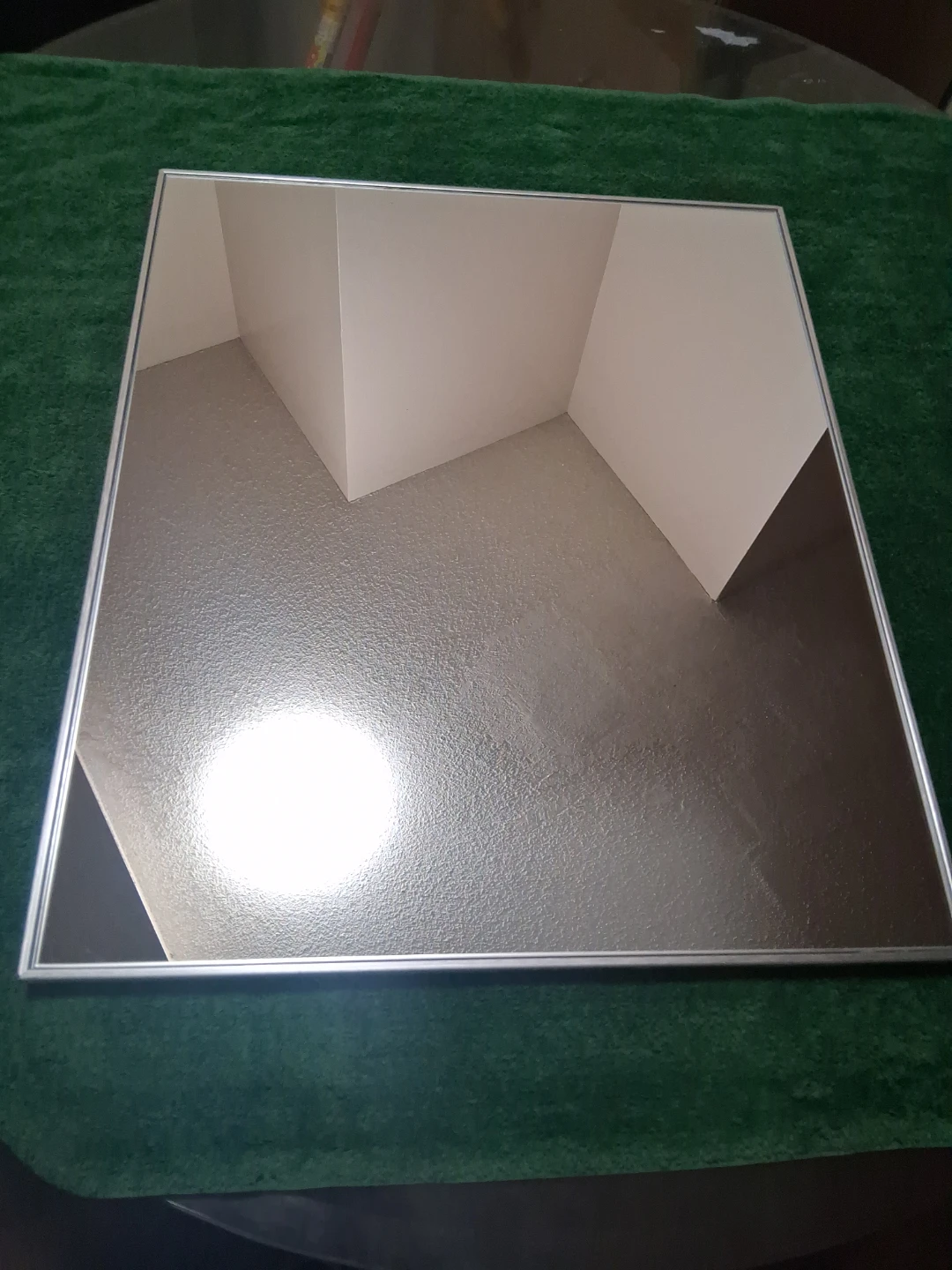 Silver Framed Wall Mirror