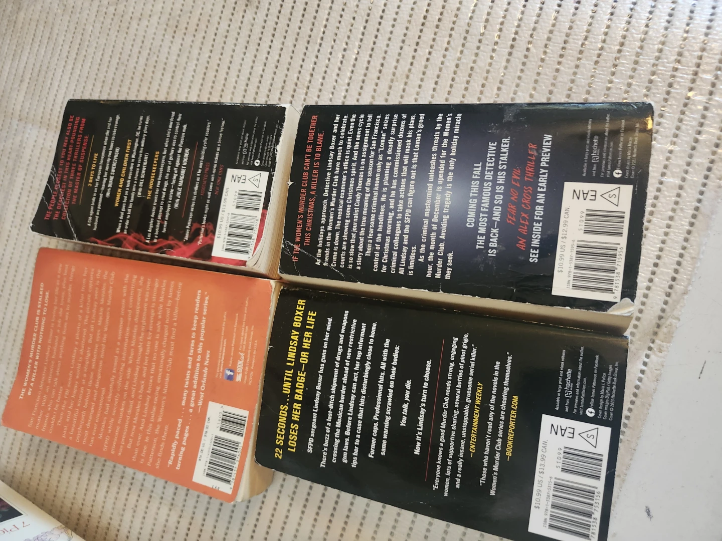 4 James Patterson Thriller Novels - photo 2