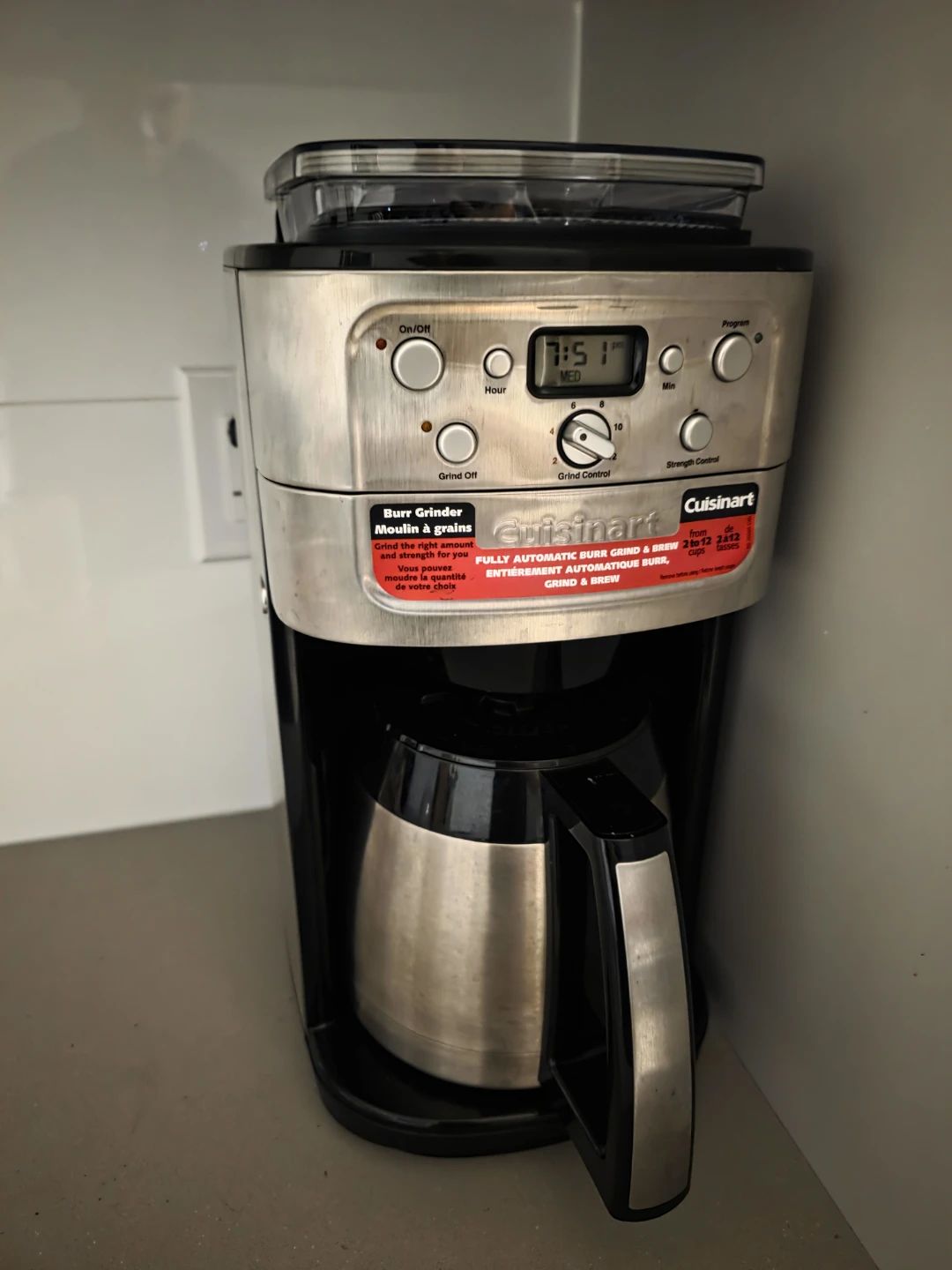 Cuisinart Fully Automatic Burr Grind & Brew Coffee Maker