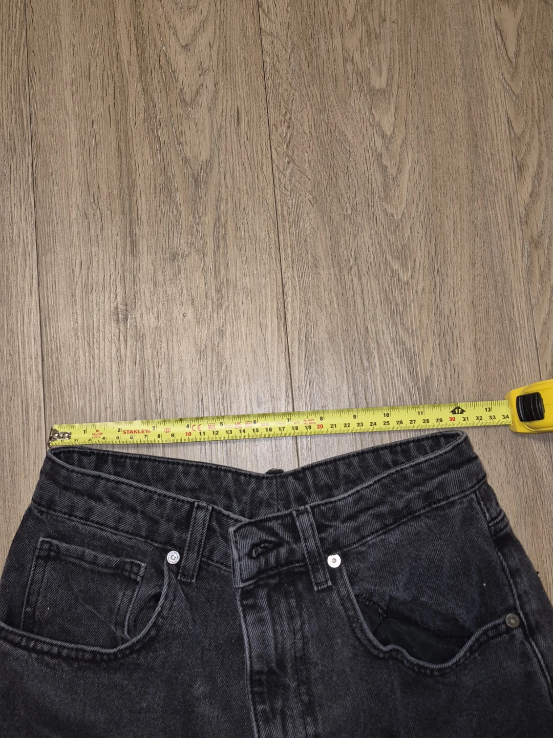 Dark grey Wide Leg Jeans Size XS - S - photo 2