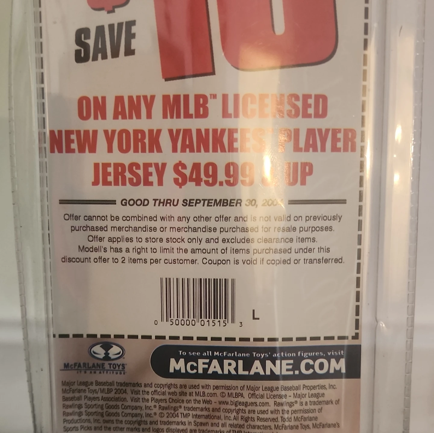 McFarlane Toys New York Yankees Derek Jeter Alex Rodriguez - photo 2