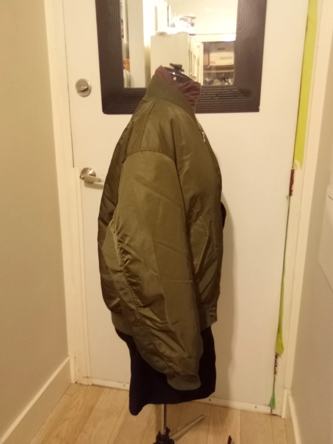 Olive Green Bomber Jacket - photo 3