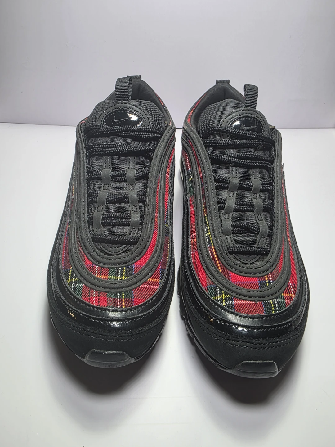Nike Air Max 97 Black Plaid Sneakers