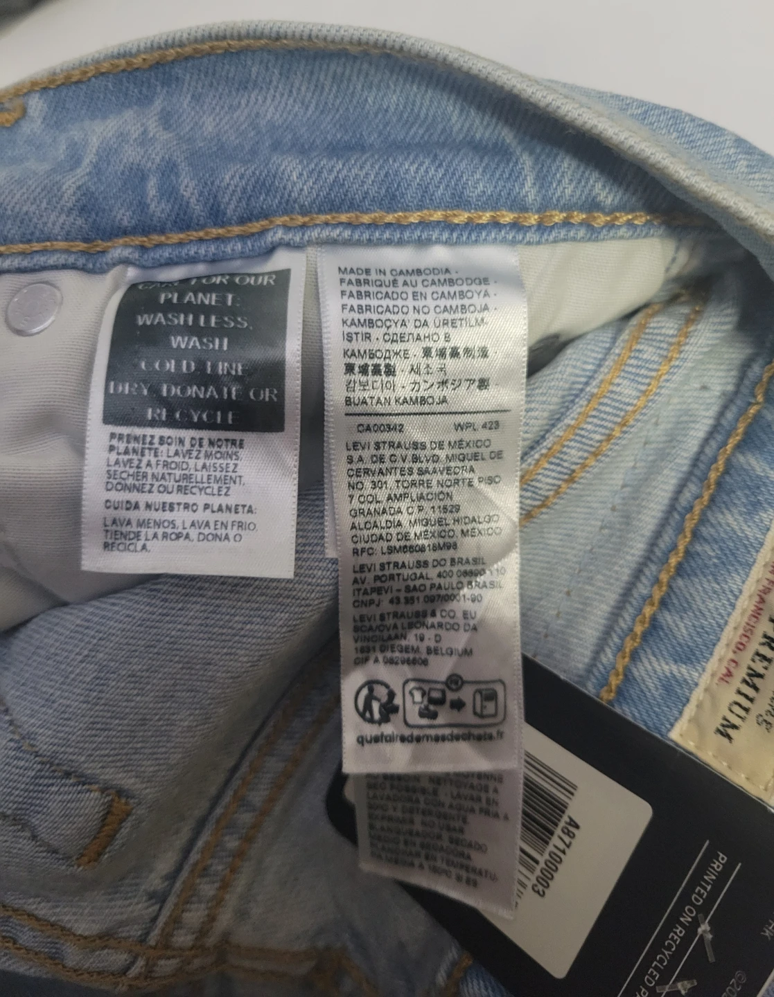 Brand new. Levis Premium Wedgie Bootcut Jeans, size 25 (0689) - photo 5