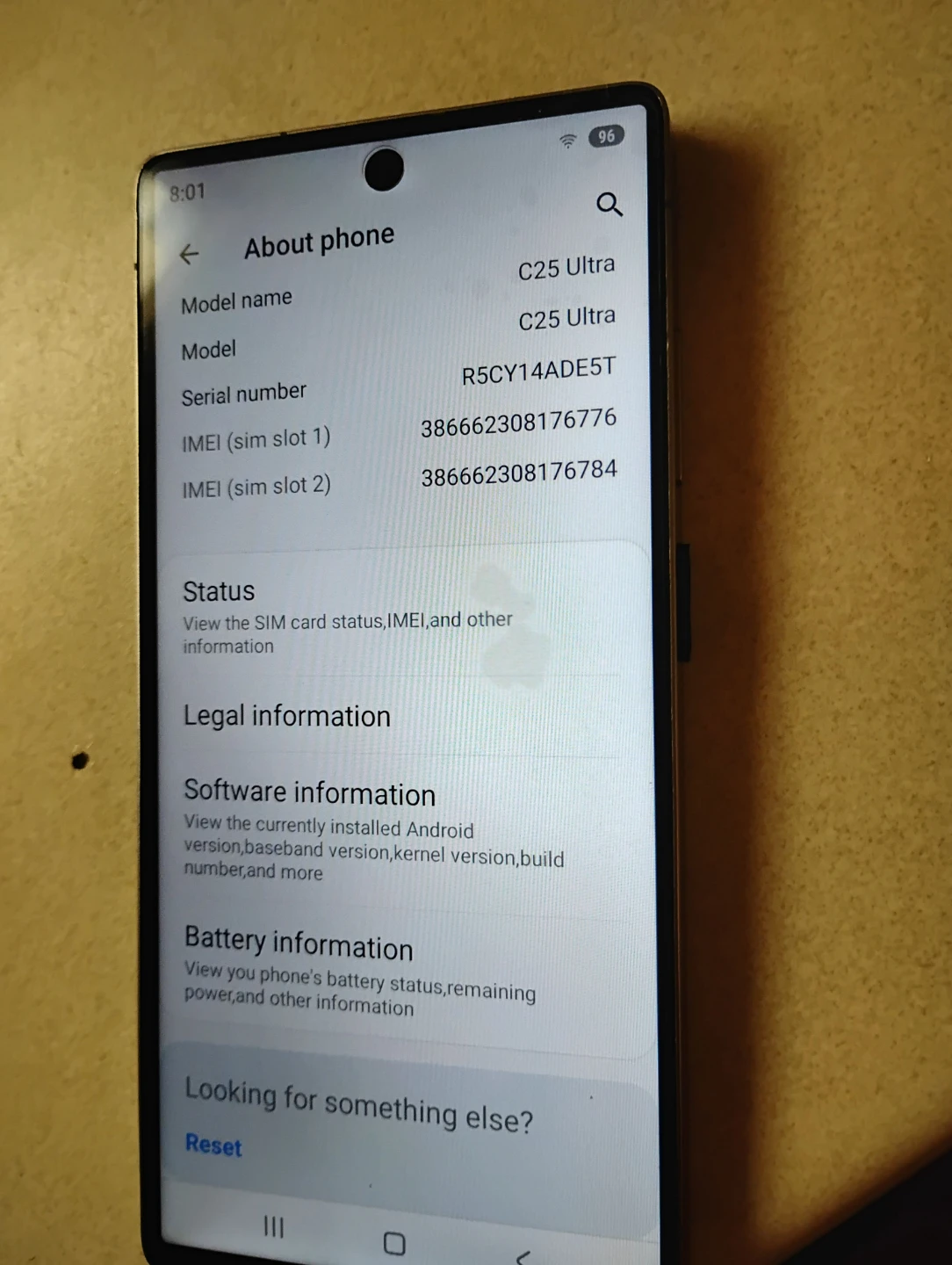 C 25 Ultra Phone .New in Box.Takes 2 Sim cards and 1 SD card - photo 2