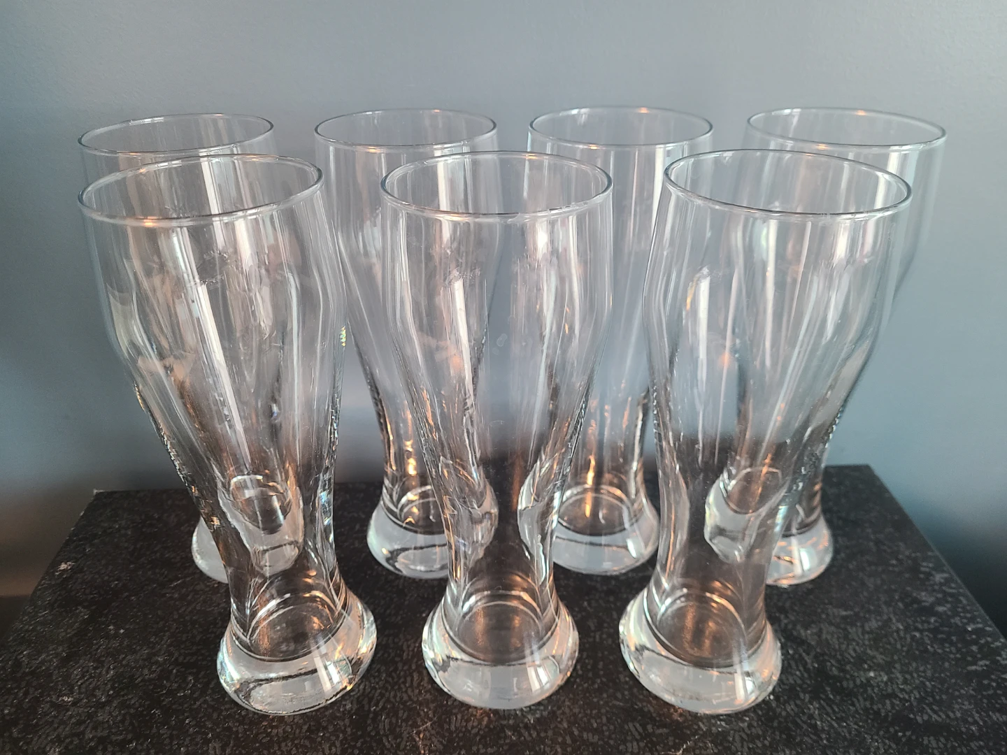 Set of 7 Pilsner Beer Glasses
