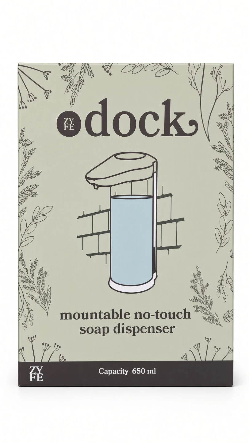 ZYFE Dock Mountable No-Touch Soap Dispenser – 650 ml