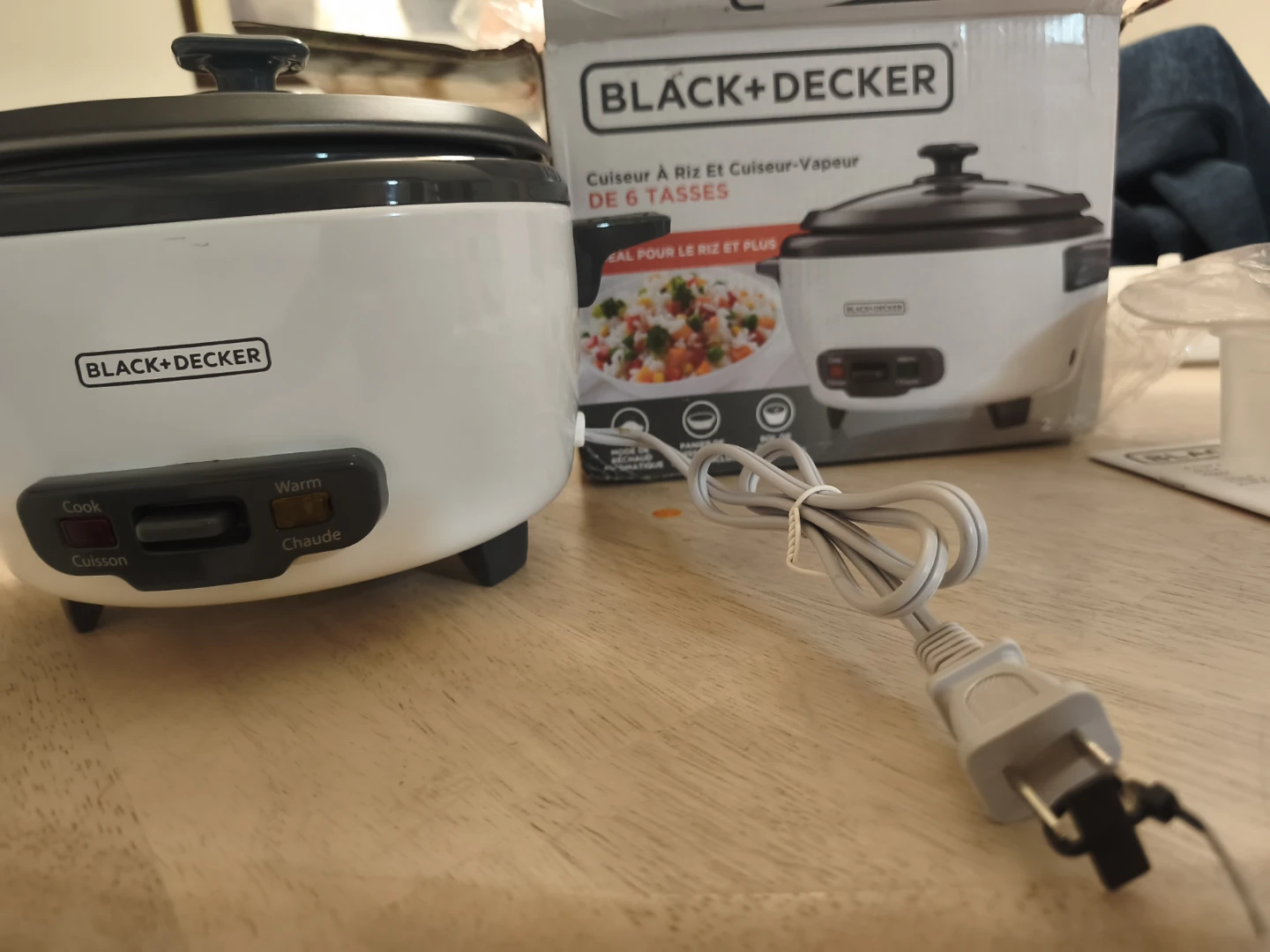 Black+Decker 6-Cup Rice Cooker and Steamer - photo 5