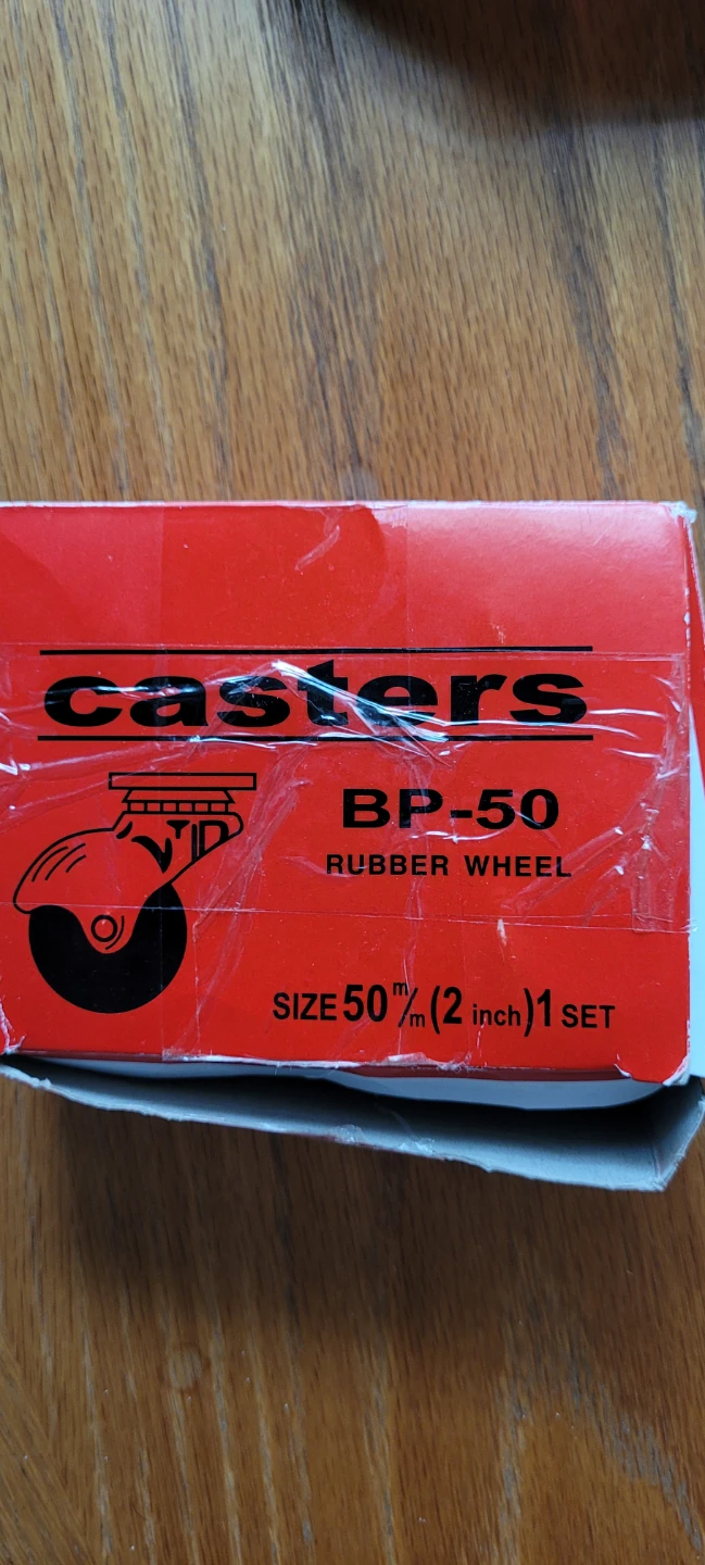 BP-50 Rubber Wheel Casters - 2 inch - photo 2