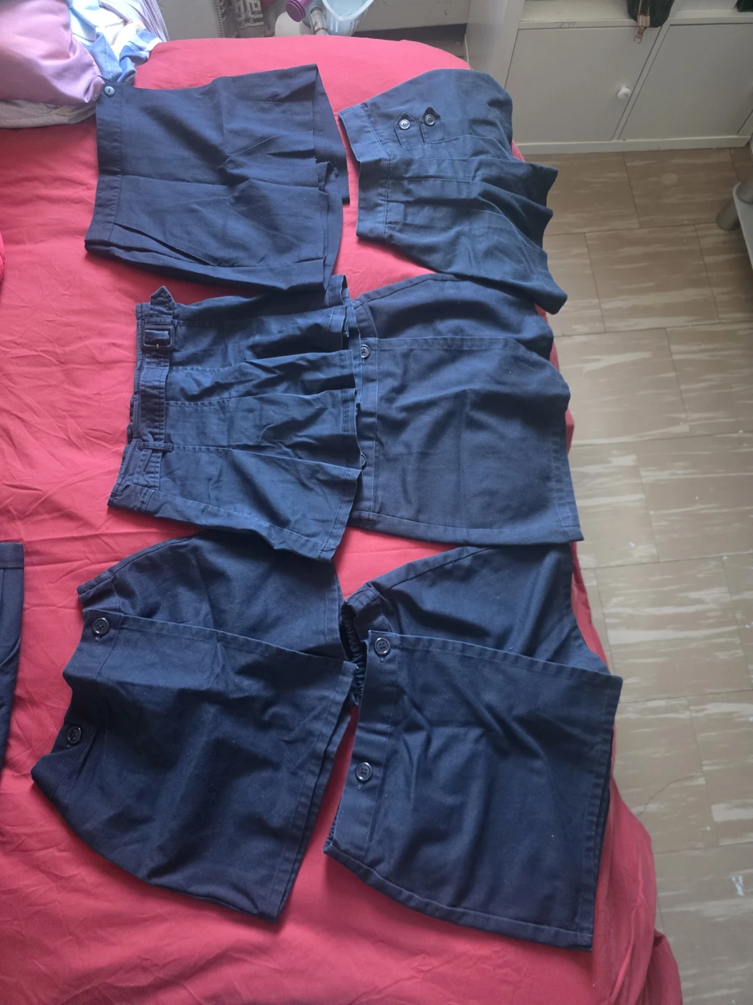 Set of navy blue school uniform shorts $8 each - photo 2