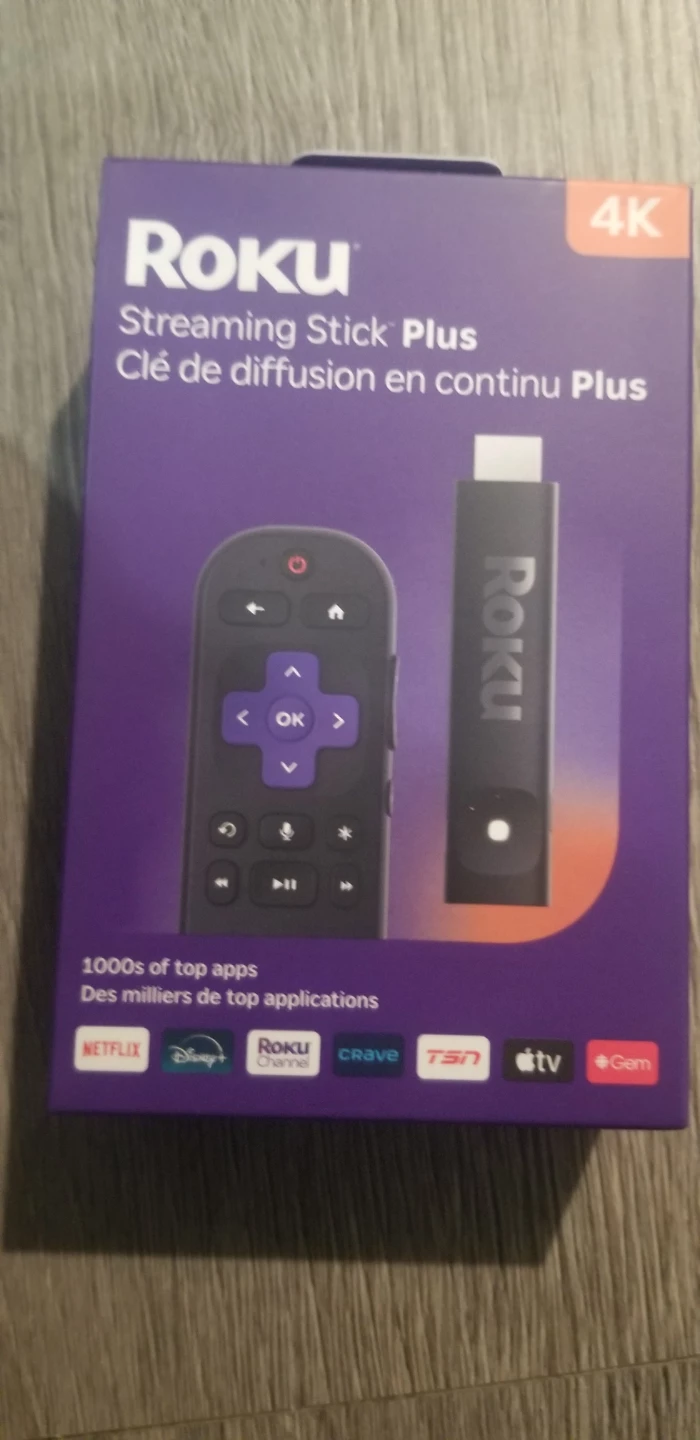 Roku Streaming Stick Plus 4K