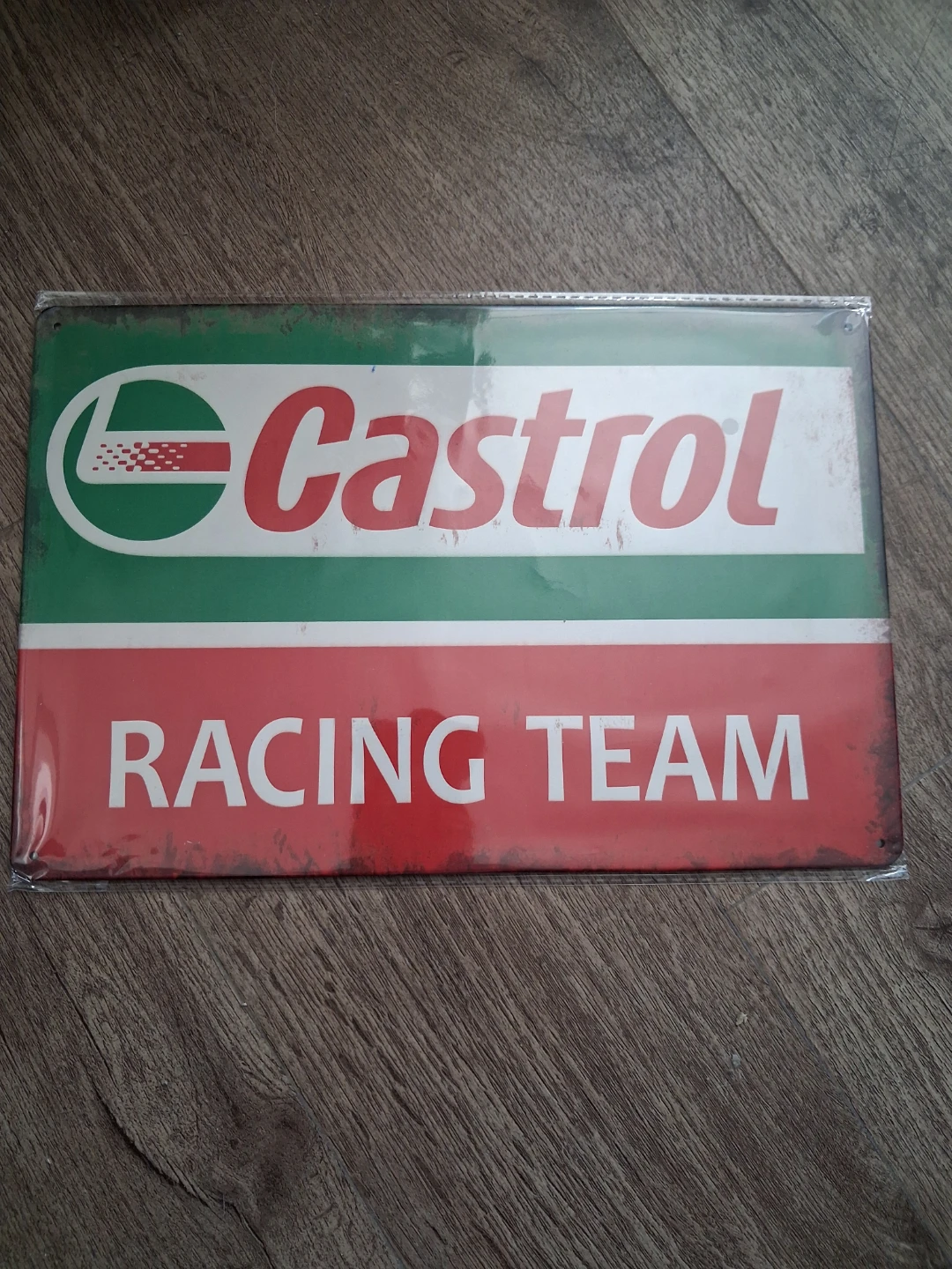 Castrol Racing Team Metal Sign