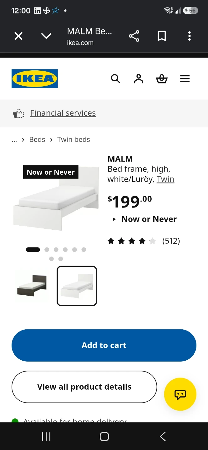 IKEA MALM Twin Bed Frame with Storage - photo 3