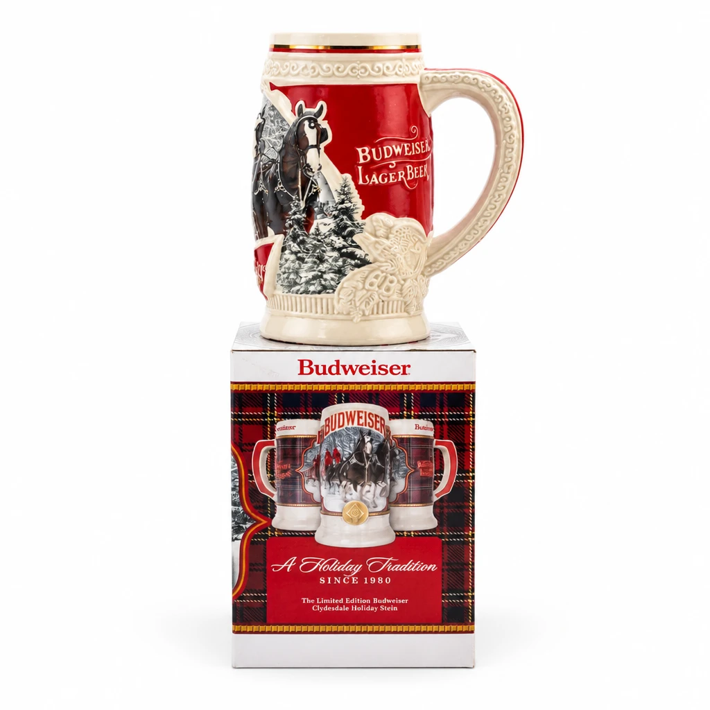 2014 Budweiser Holiday Beer Stein - photo 2