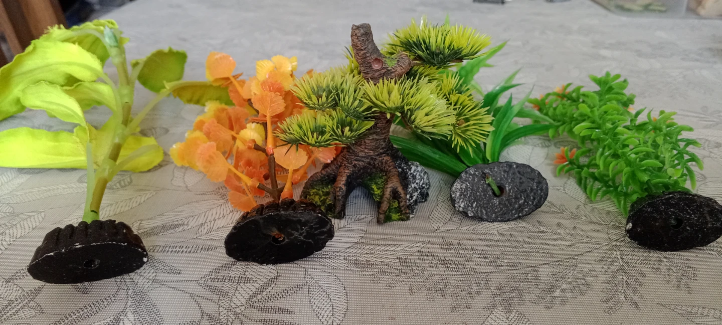 Set of 5 Artificial Aquarium Plants - photo 2