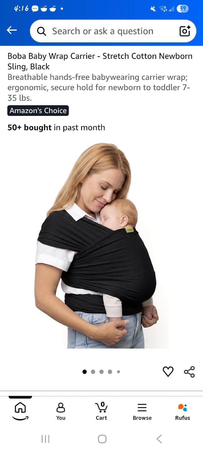 Boba baby wrap carrier - photo 2