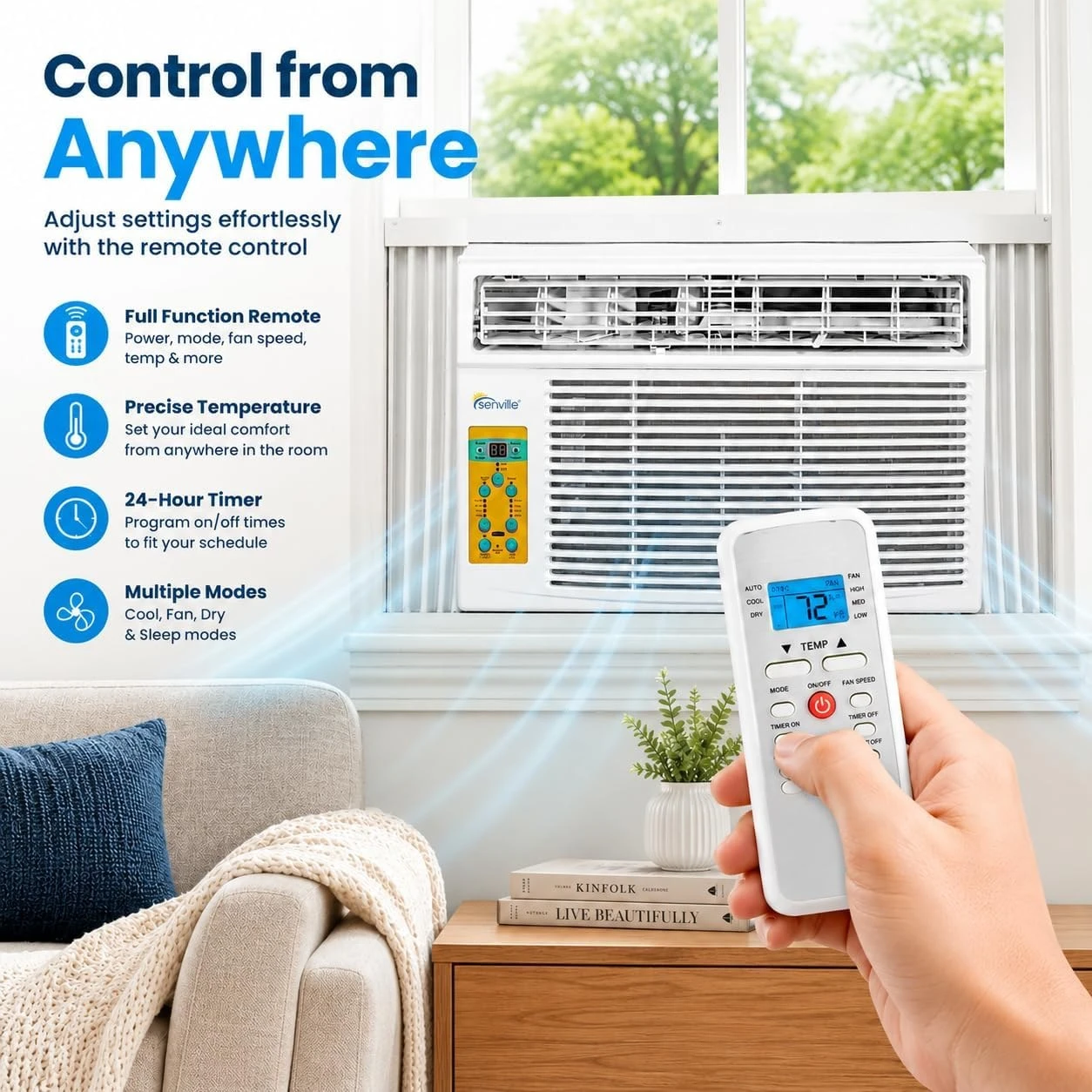 Senville 10,000 BTU Window Air Conditioner - photo 5