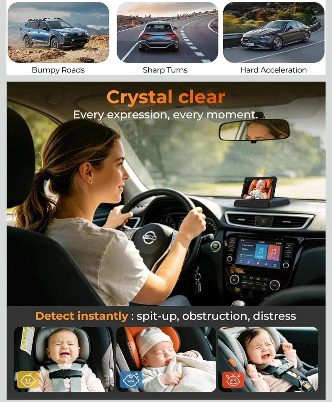 Itomoro Baby Car Mirror Camera...NEW - photo 4