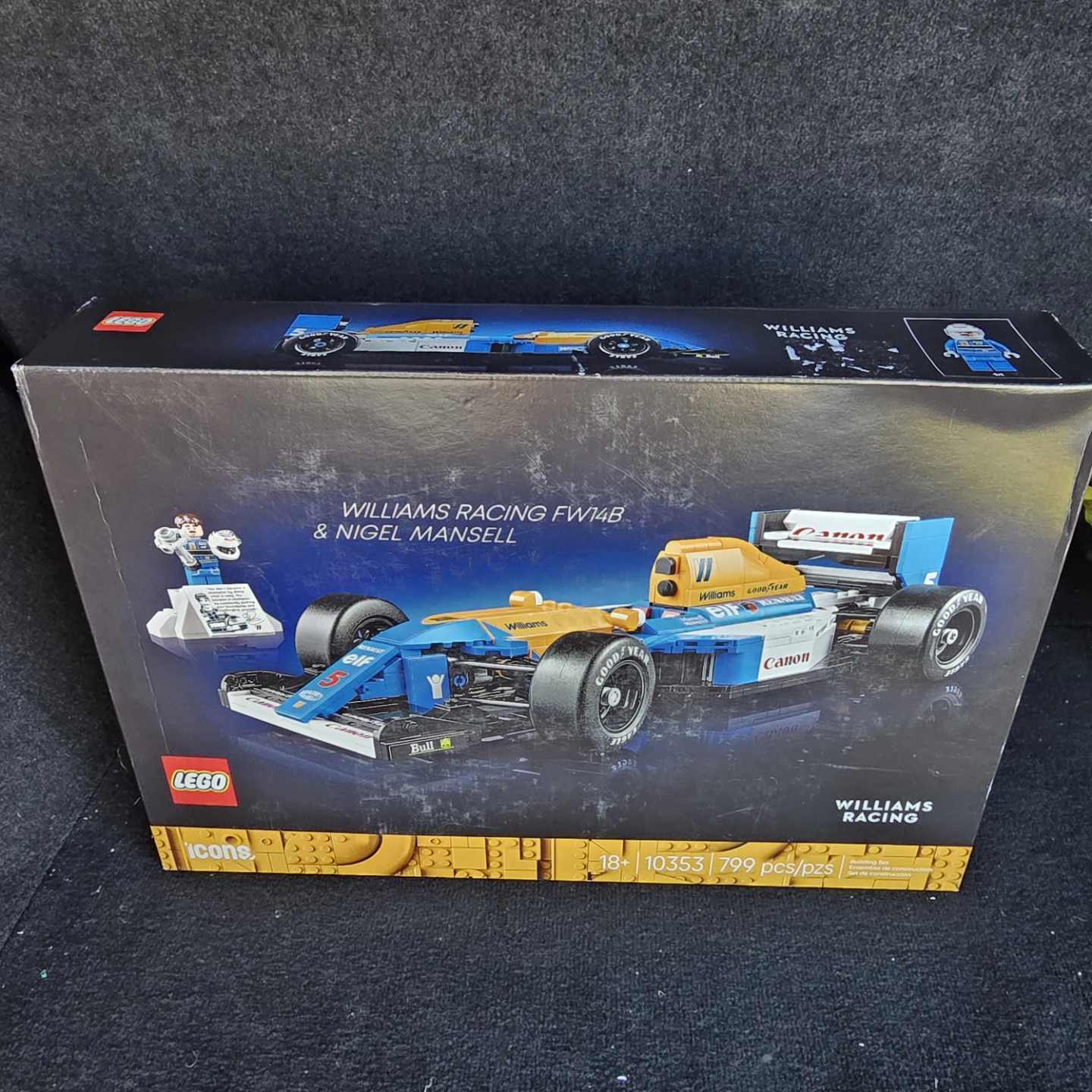 LEGO Icons Williams Racing FW14B & Nigel Mansell 10353