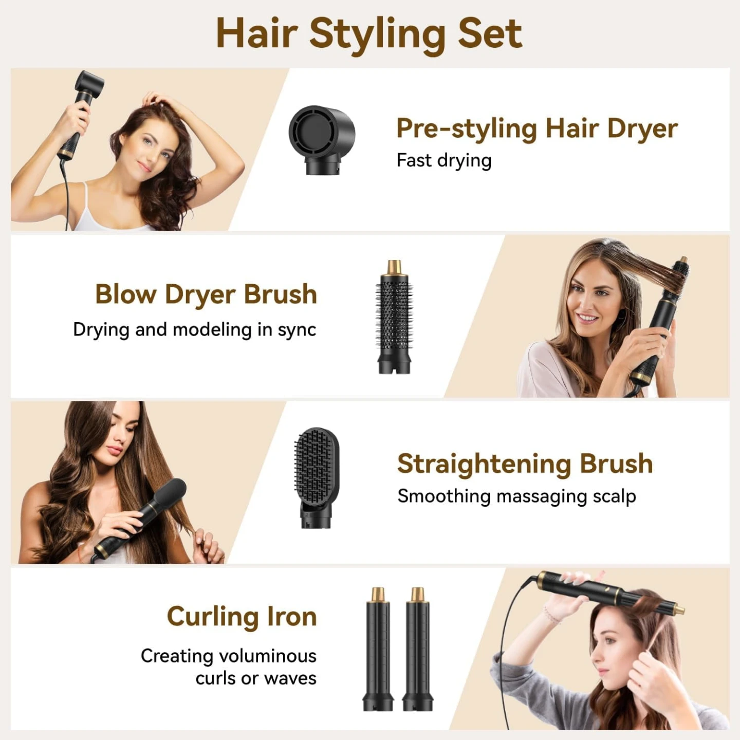 Brand new-5-in-1 Hair Styler and Dryer Set - photo 5