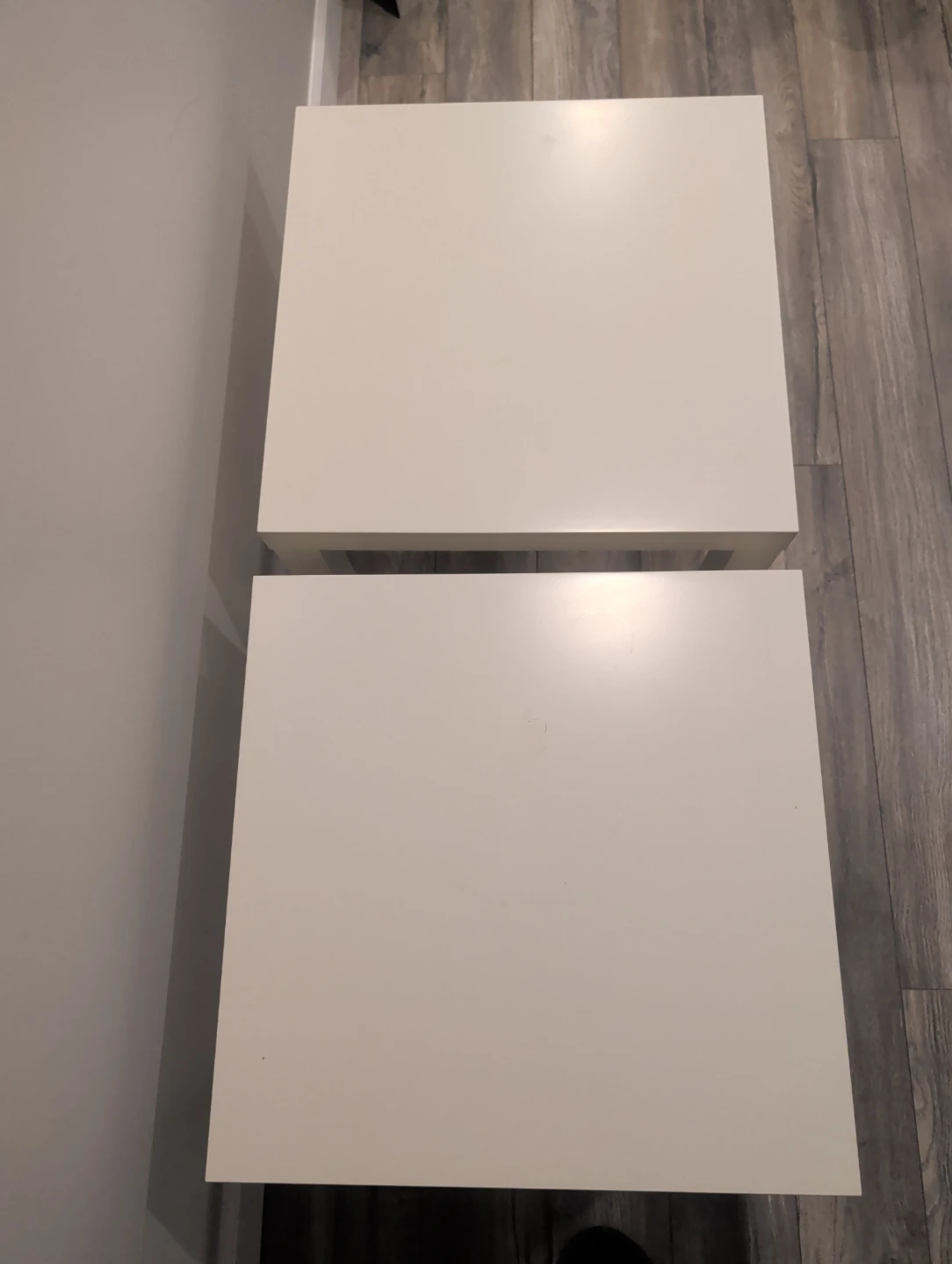 Set of 2 IKEA White Coffee Tables (Matching Pair) - photo 4
