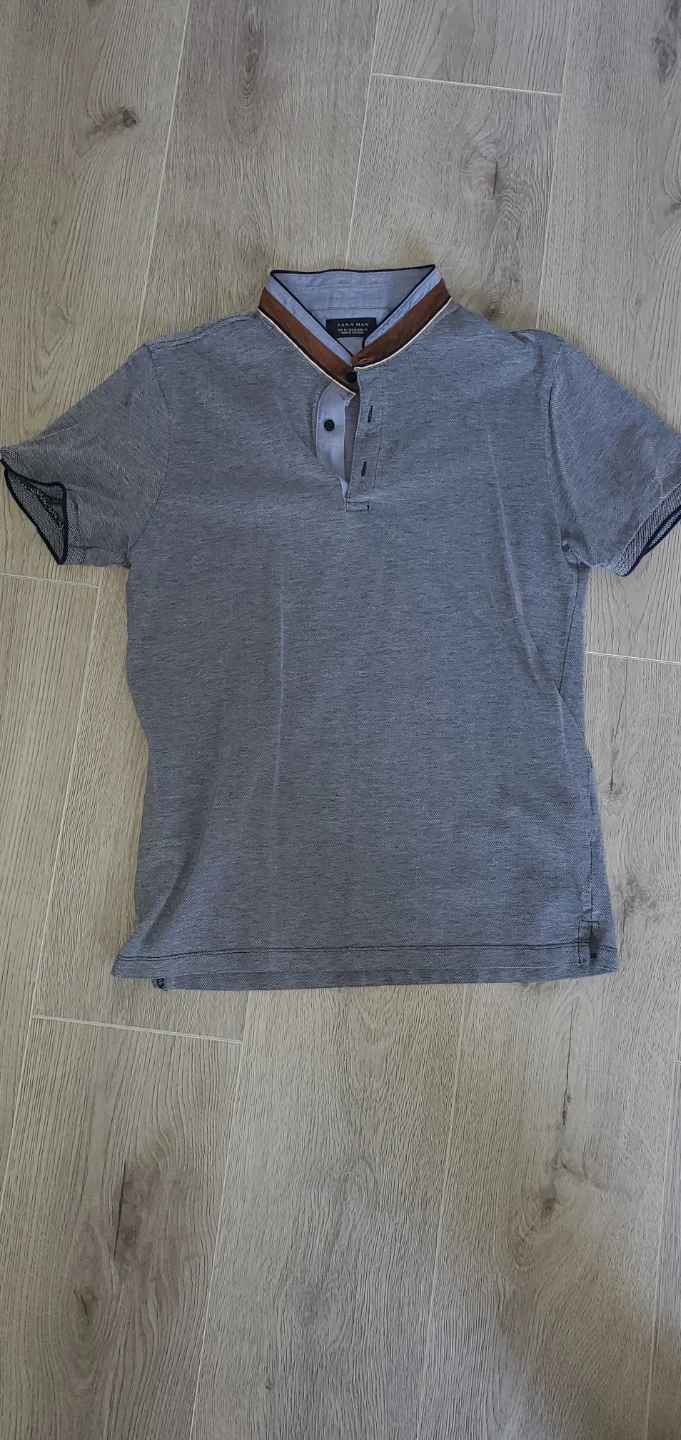 Zara Man Grey Polo Shirt - photo 2