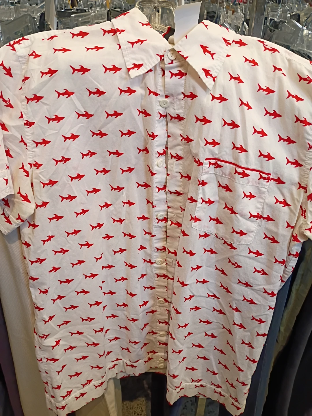 Gsus Sindustries Shark Print Shirt - photo 2
