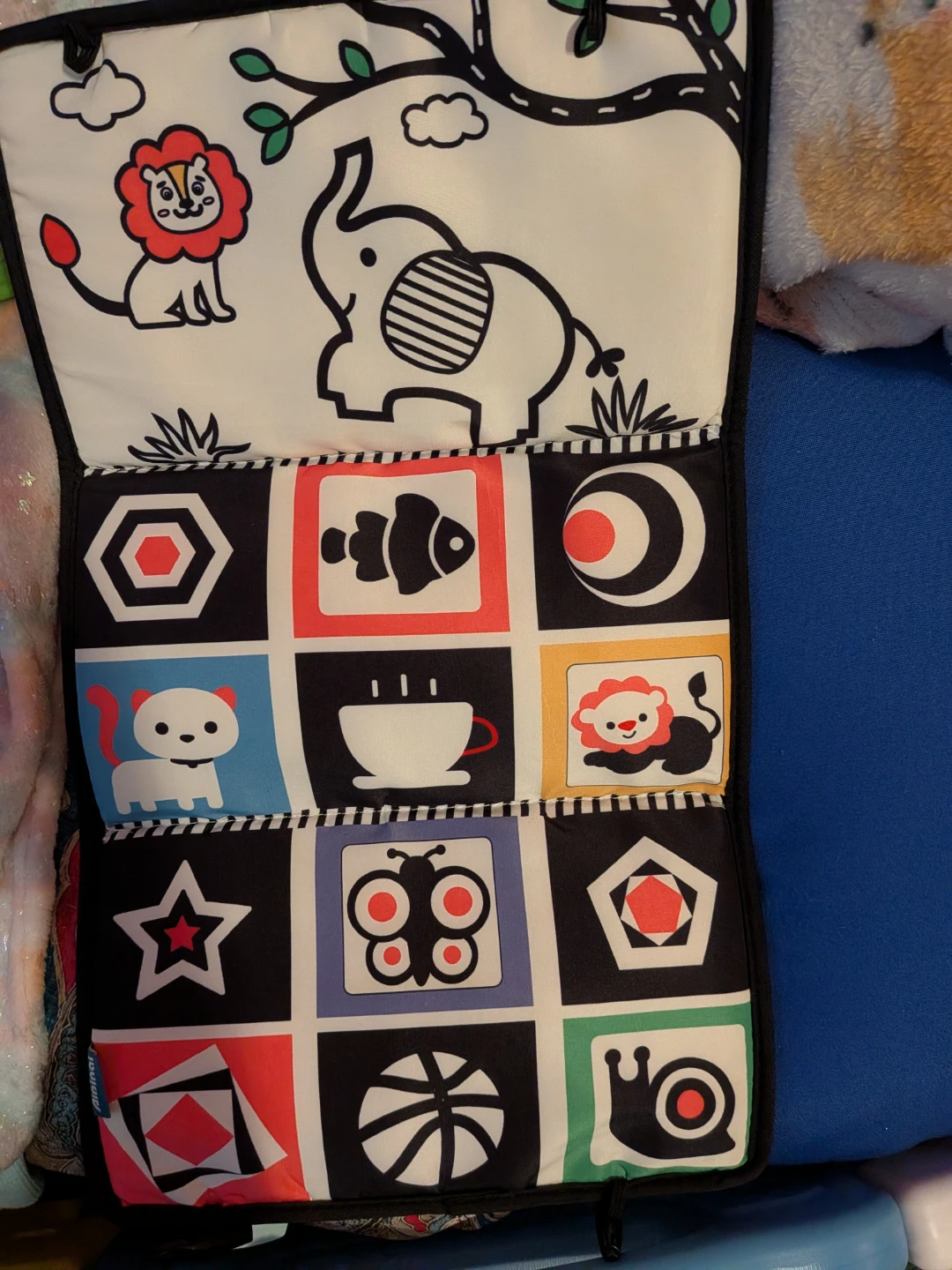 High Contrast Baby Play Mat and mirror - photo 2