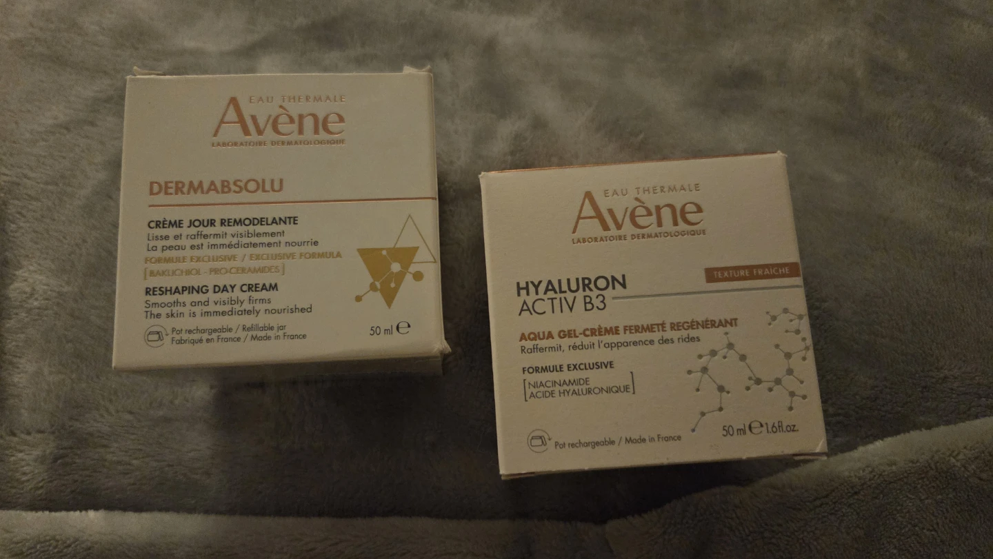 Avène Dermabsolu and Hyaluron Activ B3 Creams