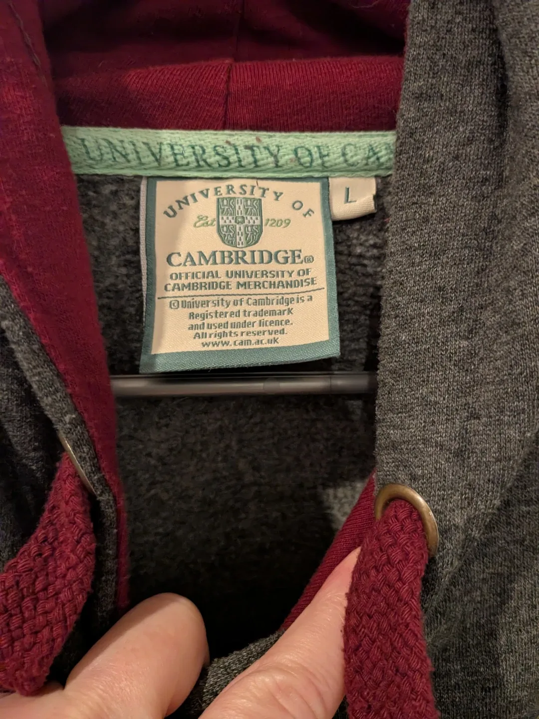 Cambridge University Hoodie - Large - photo 2