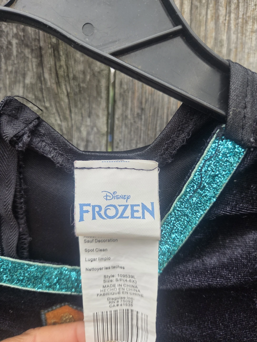 Disney Frozen Anna Costume Dress Size 4-6X - photo 3