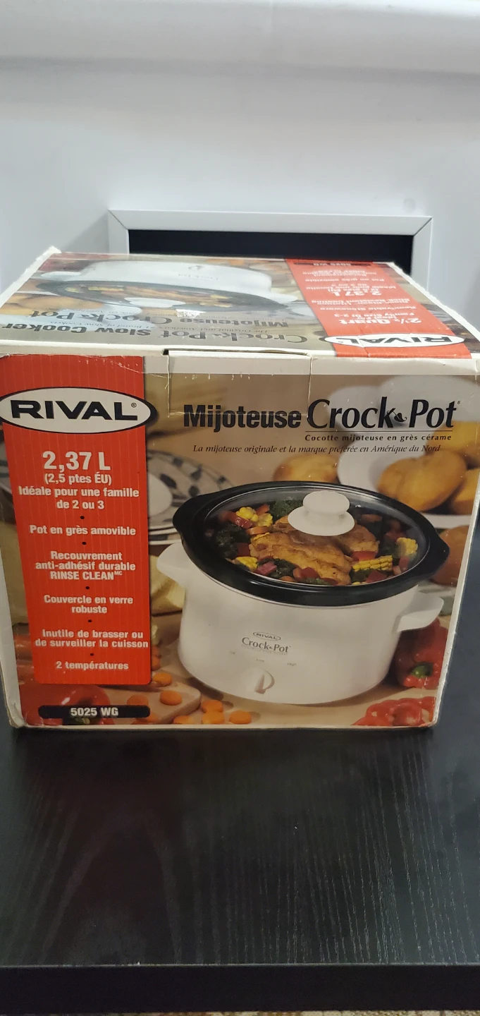 Rival Crock-Pot 2.5 Quart Slow Cooker