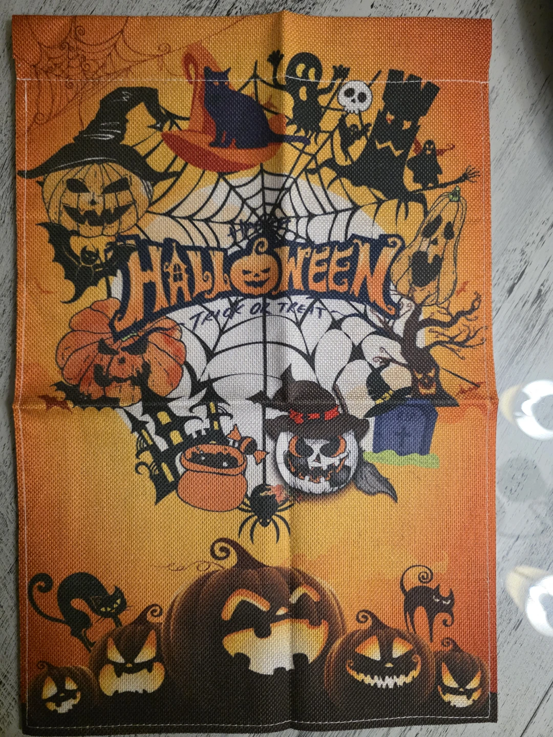 New Halloween Trick or Treat Garden Flag - photo 2