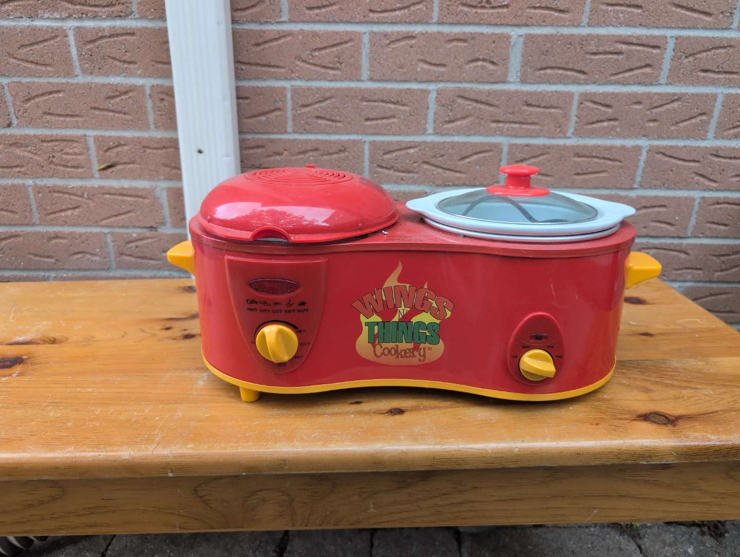 Wings N Things Cookery - mini fryer and heating bowl