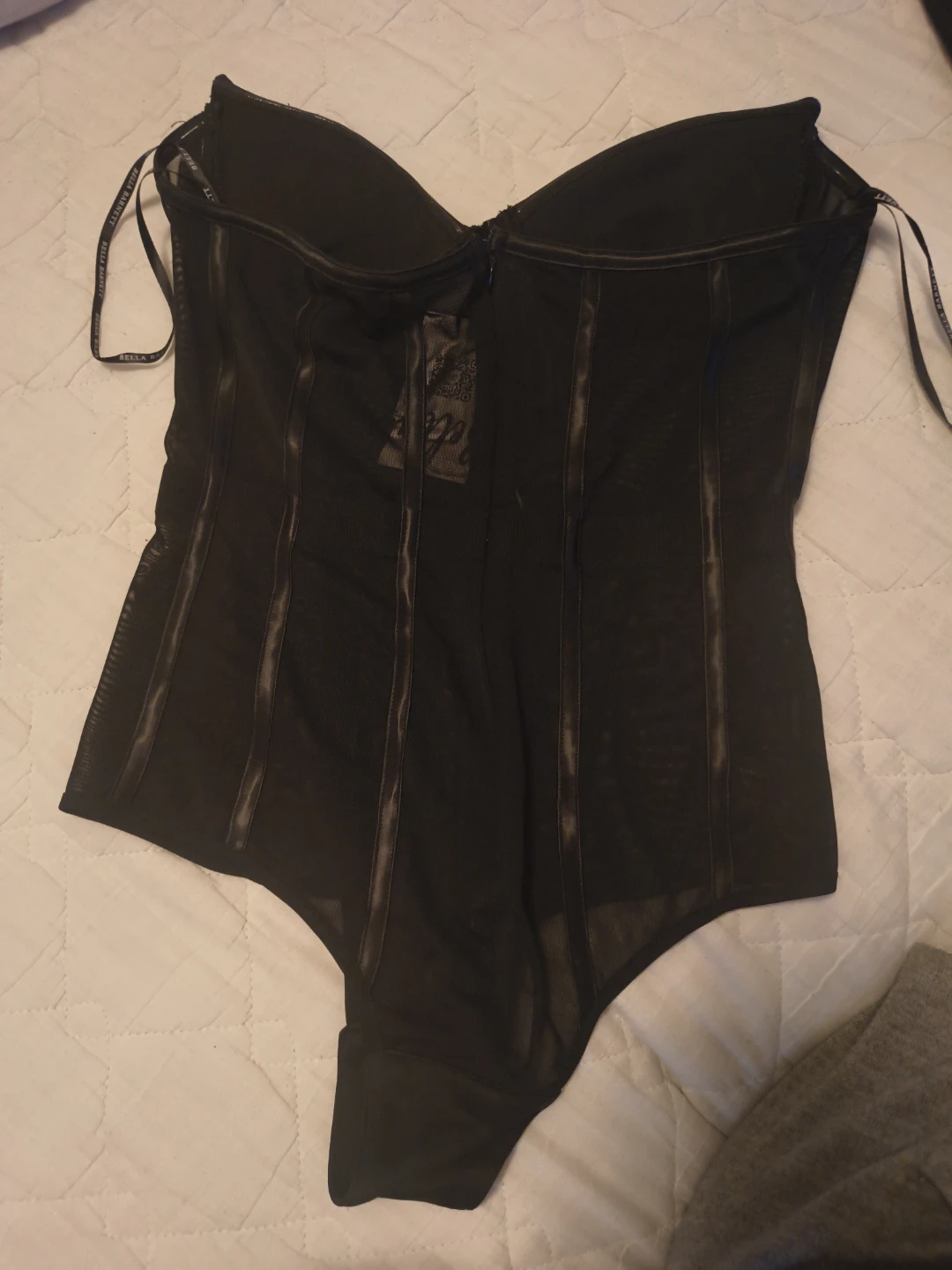 Bella Barnett Black Corset Bodysuit - photo 2