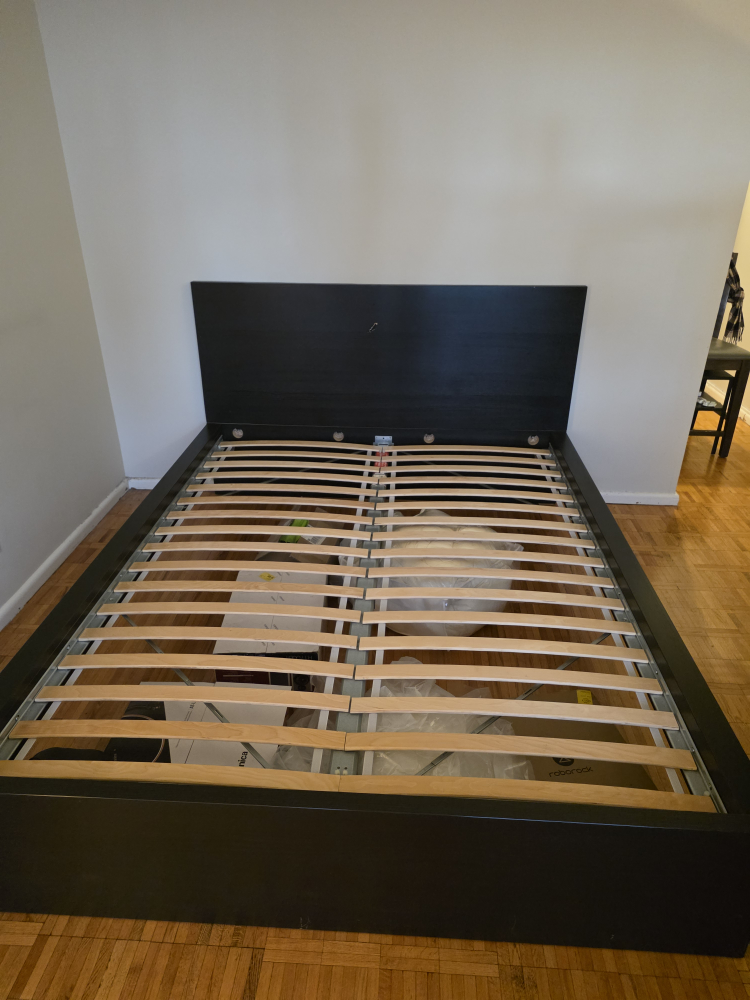 IKEA Malm Queen Bed Frame (Slats Included) – Optional Mattress - photo 2